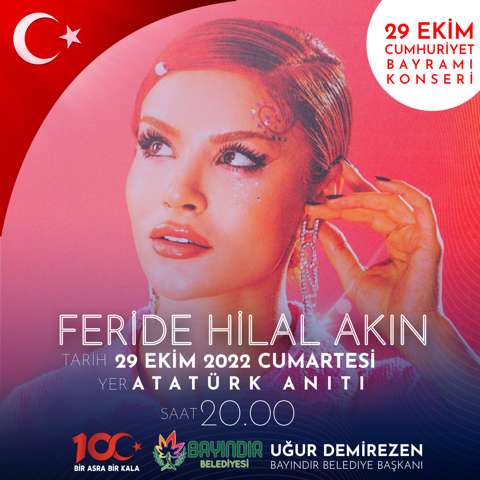Bayındır’da Cumhuriyet Coşkusu Konser ile Kutlanacak