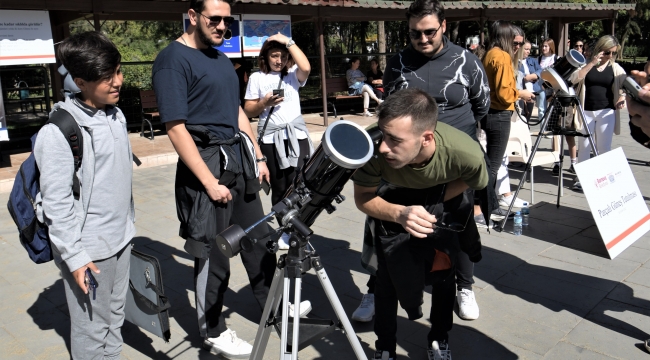  Büyükpark’ta güneş tutulması heyecanı