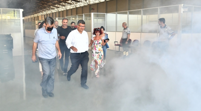 İzmir Büyükşehir Belediyesi’nden yangın tatbikatı