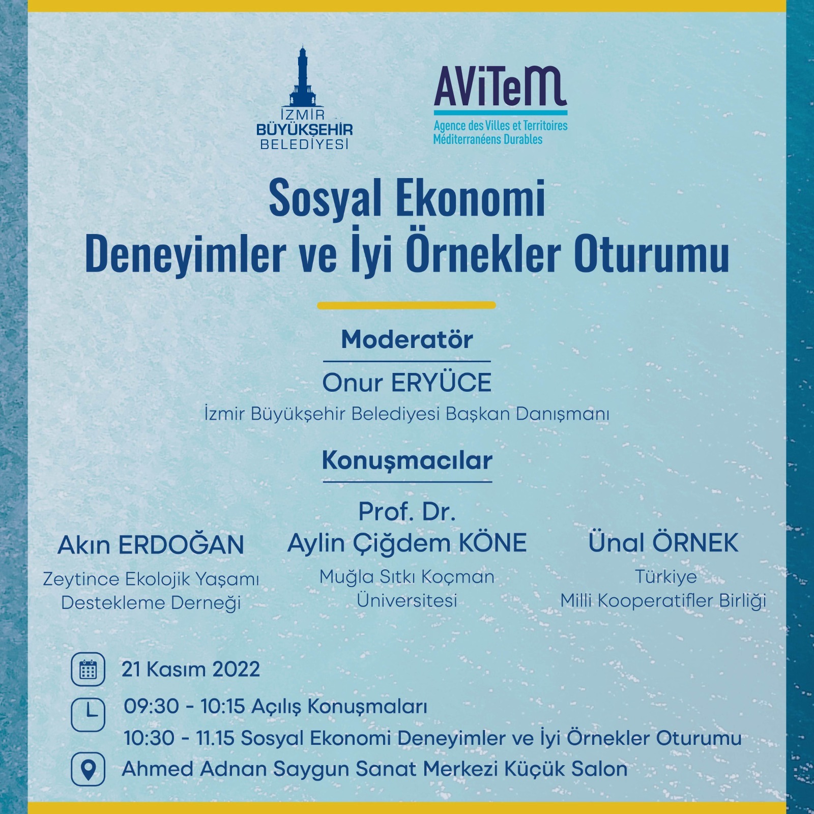 Akdeniz Sürdürülebilir Kent ve Bölgeleri Ajansı semineri İzmir’de yapılacak