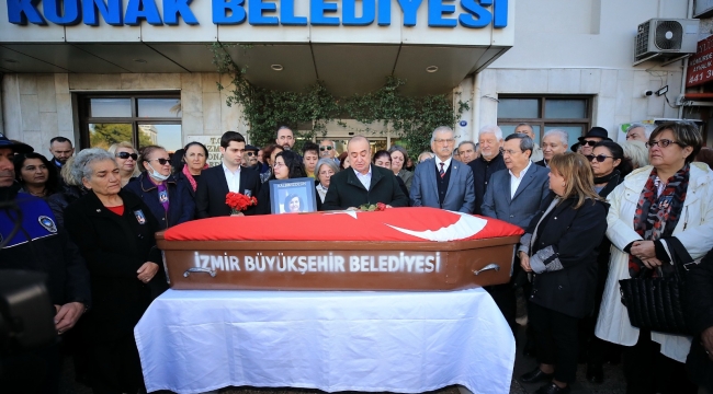 Nurten Serhadbeyi’ne Konak Belediyesi’nde son veda