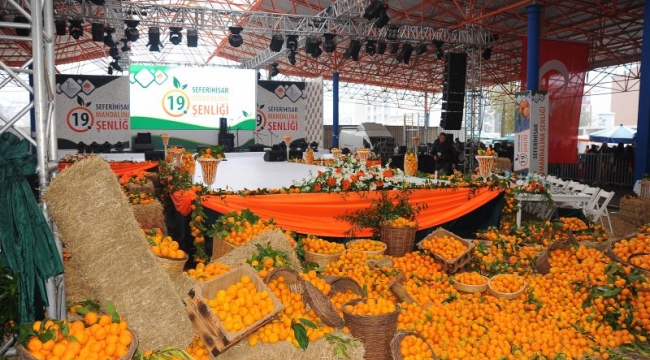 Seferihisar 22. Mandalina Şenliği’ne Hazır
