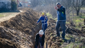 Ödemiş’in İlkurşun mahallesine yeni su hattı