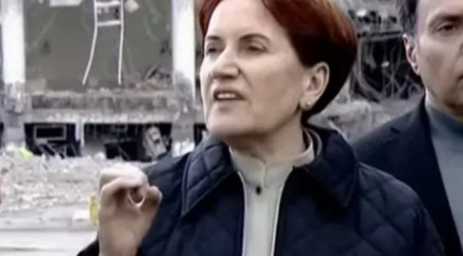 Akşener'den deprem bölgesinden çağrı: Derhal vazgeçin