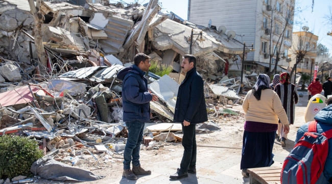 Başkan Kırgöz'den Deprem Bölgesi Ziyareti