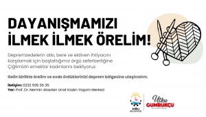 Çiğli’de Örgüler Depremzedeler İçin