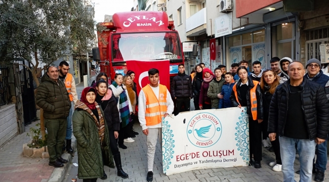 Egede Oluşum Derneği Depremzedeleri Yalnız Bırakmıyor