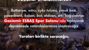 Gaziemir Belediyesi'nden yardım kampanyası