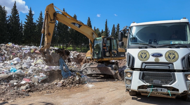 Buca Belediyesi’nden kaçak molozla mücadele