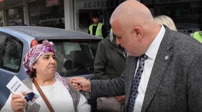Vatandaş İYİ Partili Keskin'e dert yandı... 