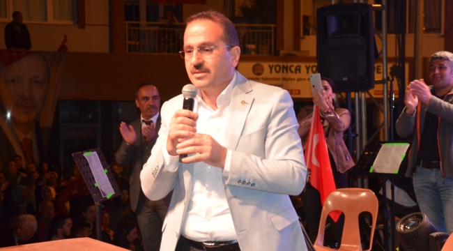 AK Partili Kırkpınar, coşkulu kalabalığa seslendi