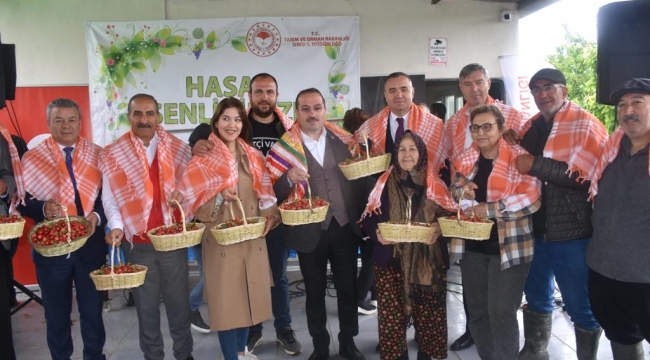 AK Partili Kırkpınar ilk kiraz hasadına katıldı