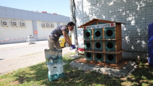 Bayraklı’da can dostlar için 'bir kap su' kampanyası