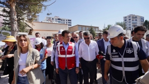 İBB’nin Elazığ’daki Okul İnşaatında İncelemelerde Bulundu