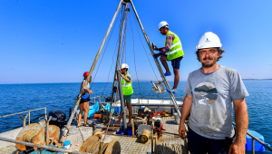 İzmir Körfezi’nin 30 farklı noktasından karot örneği alındı