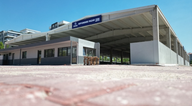 Koyundere Pazar Yeri Açılışa Hazırlanıyor