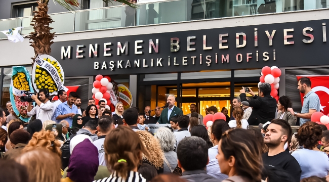 MENEMEN'DE BİR İLK: BAŞKANLIK İLETİŞİM OFİSİ HİZMETE GİRDİ