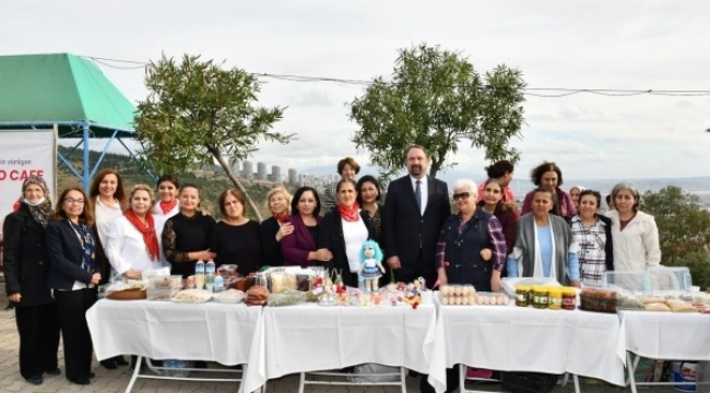 Çiğli'de Kadınların İşleteceği Kafe Hizmete Girdi
