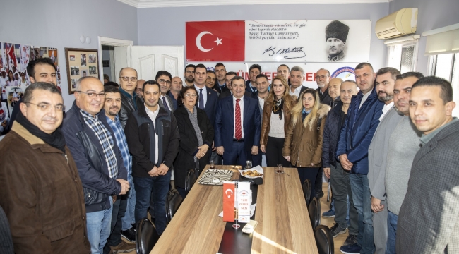 Emek cephesinden Başkan Batur’a tam destek