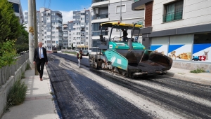 Gaziemir’in yollarında yoğun çalışma