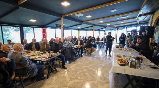 Başkan Erhan Kılıç iş insanlarıyla buluştu