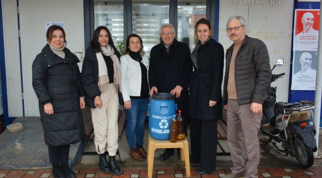 Ödemiş Belediyesi’nden çevreye duyarlı kampanya “5 LİTRE BİTKİSEL ATIK YAĞI GETİR HEDİYE ÇEKİNİ GÖTÜR”