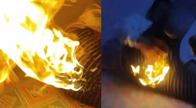 Şaka kabusa döndü! Gaz çıkarttığı esnada çakmakla ateşe verildi