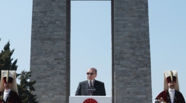 Cumhurbaşkanı Erdoğan, 18 Mart Şehitleri Anma Günü Töreni'ne katıldı