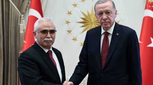 AYM Başkanı Kadir Özkaya, Erdoğan ile görüştü