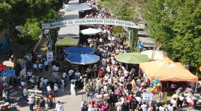 Bayındır Çiçek Festivali Son Gününde de Doldu Taştı