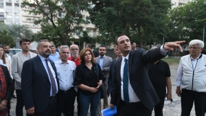 Şenol Aslanoğlu da Başkan Eşki’nin sabah mesaisine katıldı
