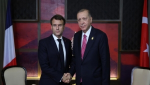 Cumhurbaşkanı Erdoğan, Fransa Cumhurbaşkanı Macron ile görüştü
