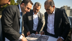 Başkan Eşki ve CHP Grup Başkan Vekili Yıldır çalışmaları yerinde inceledi