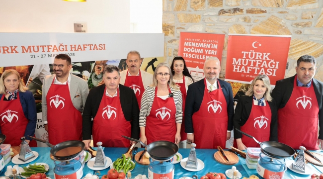 TÜRK MUTFAĞI HAFTASINDA MENEMEN DAMGASINI VURDU 