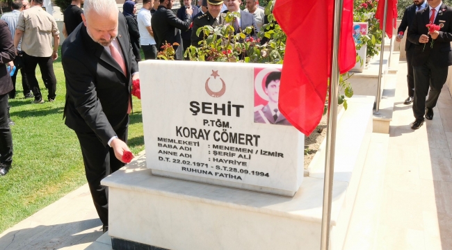 15 Temmuz şehitleri Menemen’de törenle anıldı