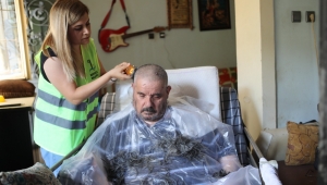Bayraklı Belediyesinden evde kuaför hizmeti