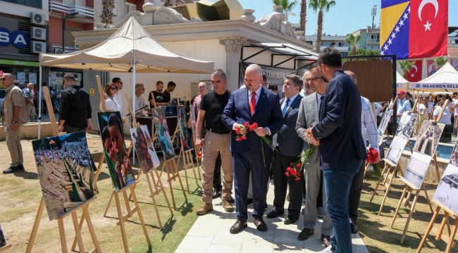 Srebrenitsa Soykırımı Menemen'de unutulmadı