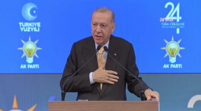 Erdoğan, Çerçioğlu'nu savundu: 'AK Parti'nin yeni üyelerine saldıranlara 'hadi oradan' diyoruz'