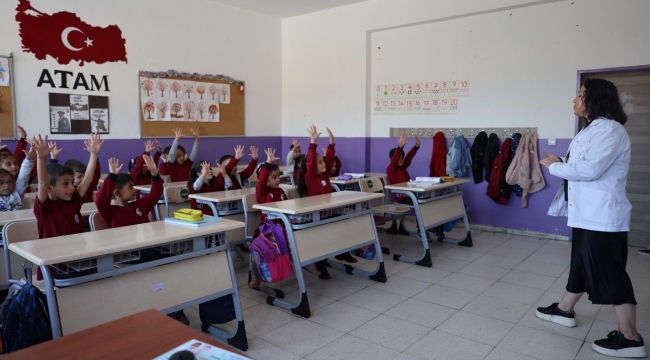 Bayraklı Belediyesinden miniklere hijyen eğitimi