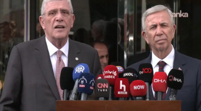İYİ Parti'den Mansur Yavaş'a 'destek' ziyareti: 'Bu soruşturmaların bizim için hükmü yoktur'
