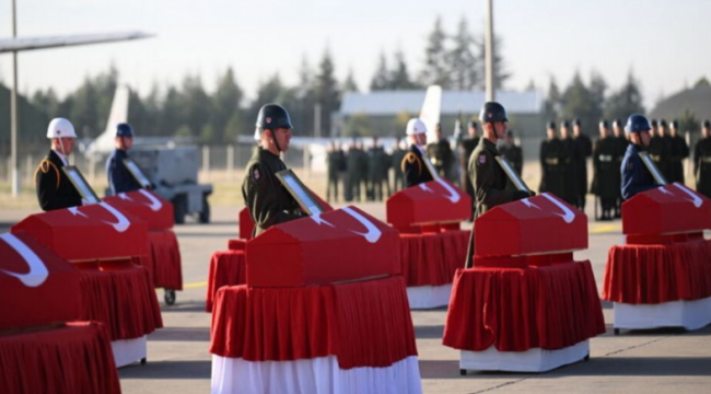 20 şehidimize veda... Memleketlerine uğurlandılar