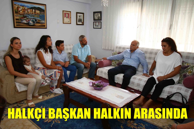 HALKÇI BAŞKAN HALKIN ARASINDA