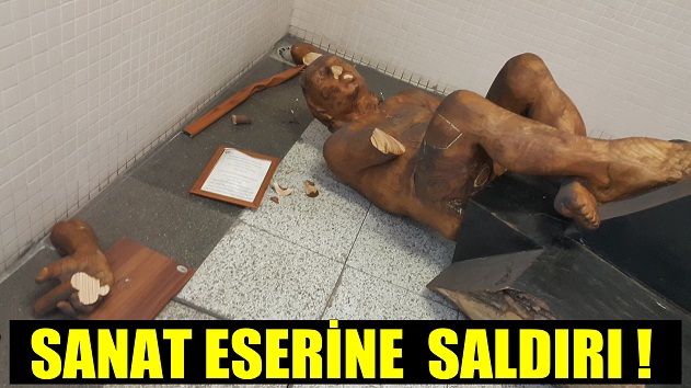 SANAT ESERİNE SALDIRI !