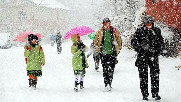 Okulların tatil edildiği il sayısı 34'e yükseldi.. Hangi illerde bugün okullar tatil