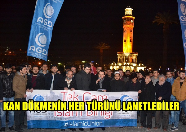 AGD İzmir Şubesi terörü ve Halep’teki katliamları lanetledi