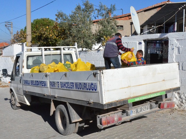 Dikili’de Ocakları Isıtan Hizmet