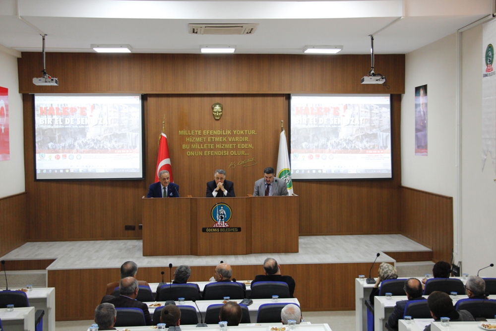 ÖDEMİŞ, “HALEP’E YARDIM İÇİN BİR OLALIM