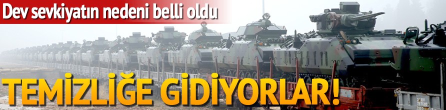 Sınır bölgesine dev askeri sevkiyat