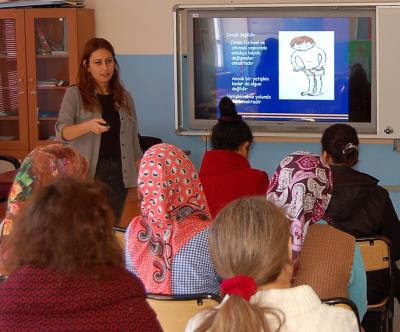 Çocuklar TIR ’da, anneler okulda