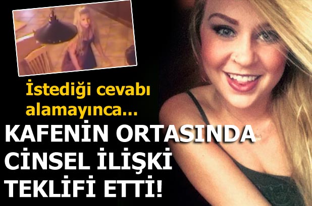 Genç kadın cinsel ilişki teklifini reddedince...